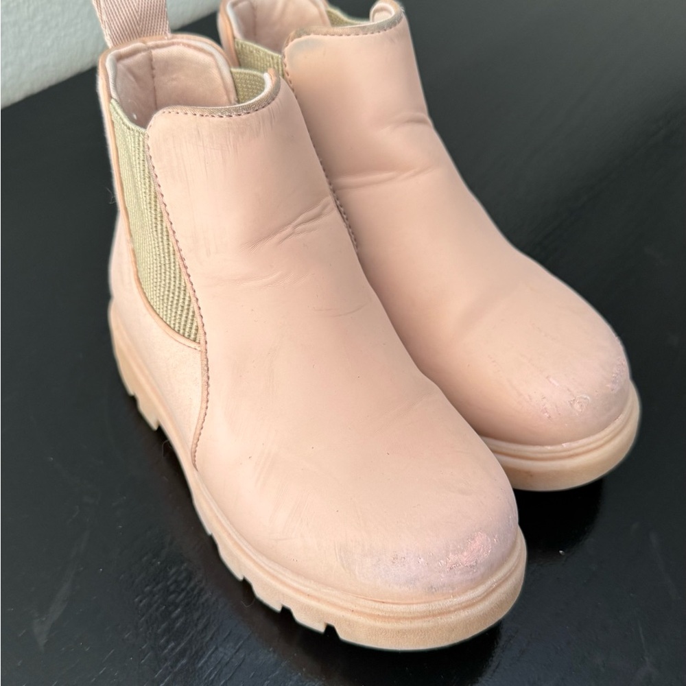 Pink Ankle Boots